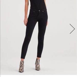 7 For All Mankind Skinny Black Jeans (NWT)